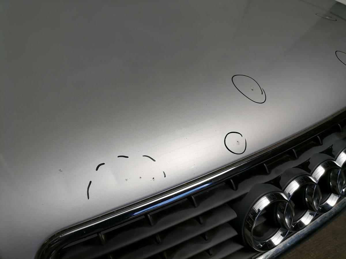 Audi A6 4B original Motorhaube Silber Facelift Bj.2003